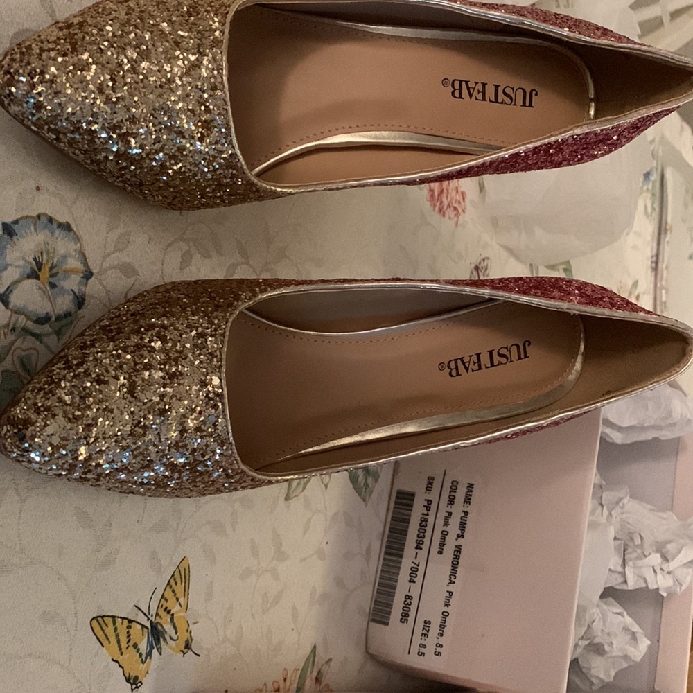 Just fab pink ombré pumps in 8.5 - Picture 2 of 9